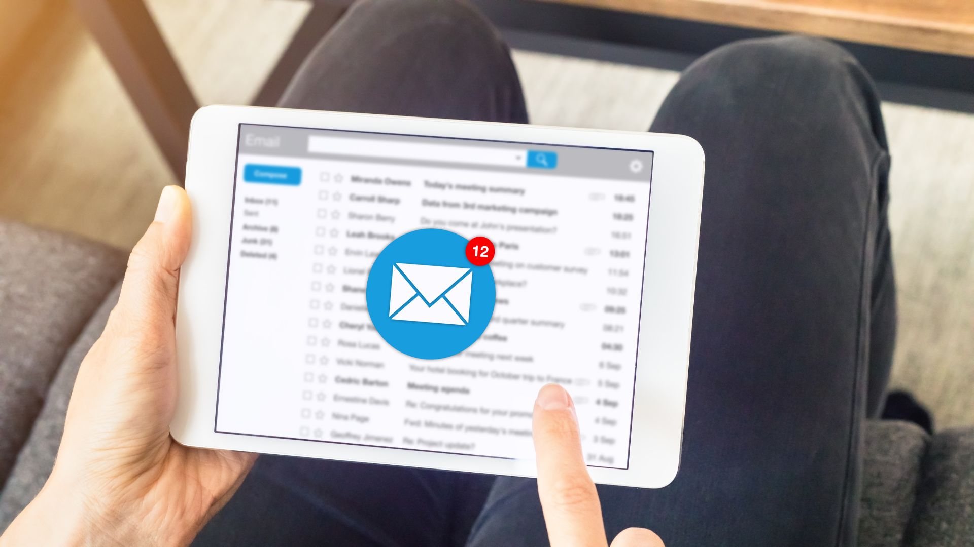 caixa de entrada e-mail marketing